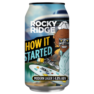 ROCKY RIDGE HOW IT STARTED MODERN LAGER CAN 375ML