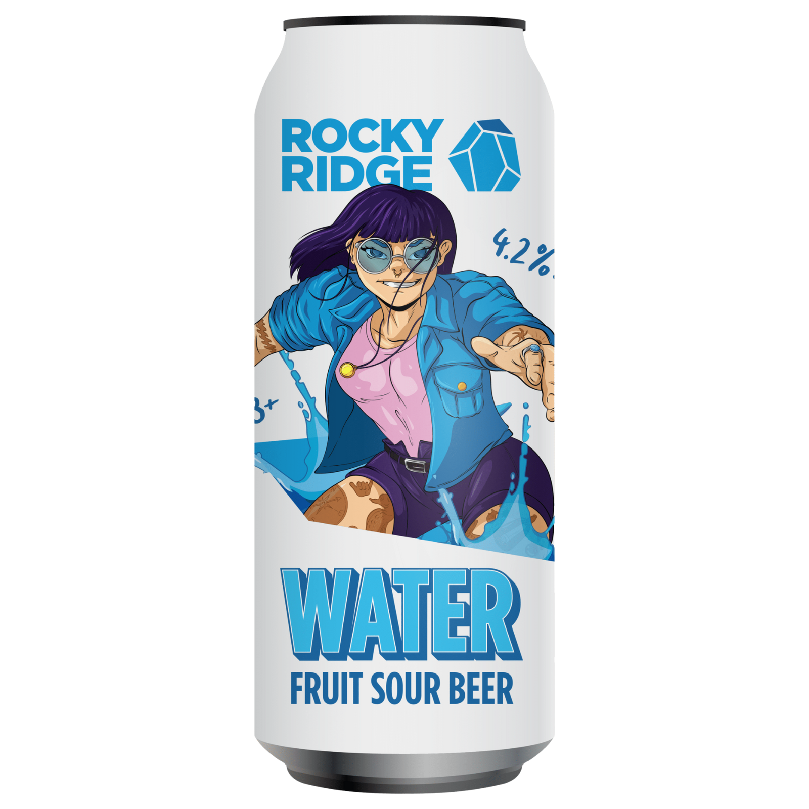 ROCKY RIDGE WATER FRUIT SOUR BEER CAN 500ML