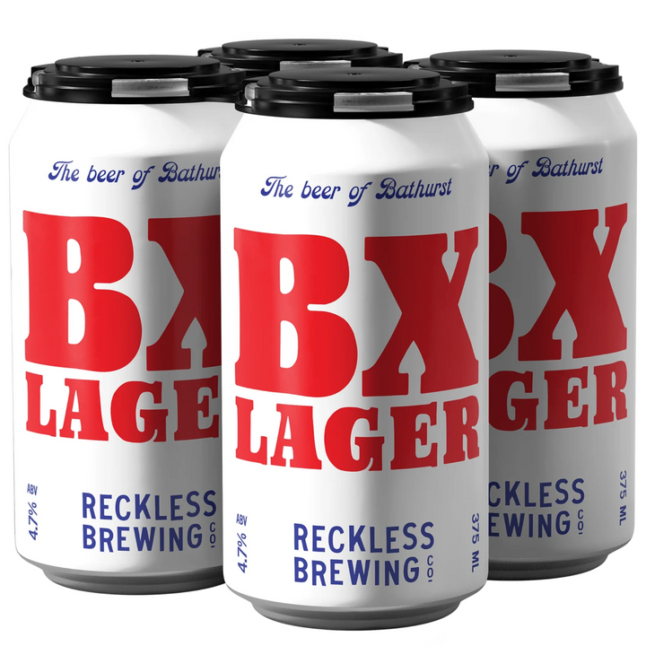 Reckless Bx Lager Can 375ml