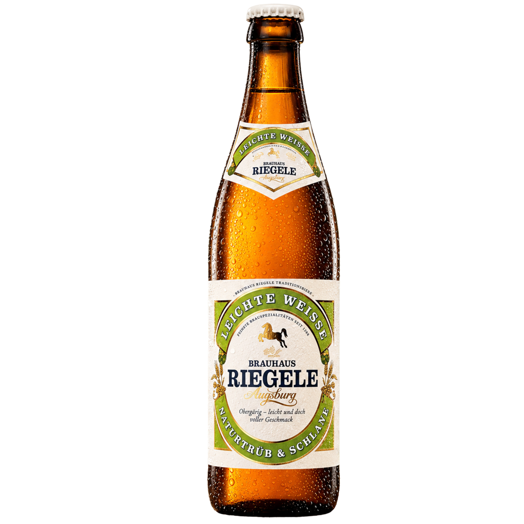 Riegele Leichte Weisse Naturtrub & Schlank Bottle 500ml