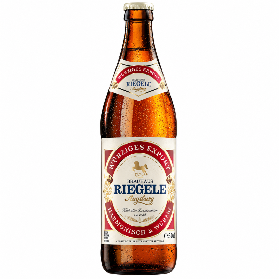 Riegele Wurzigs Export Harmonisch & Wurzig Bottle 500ml
