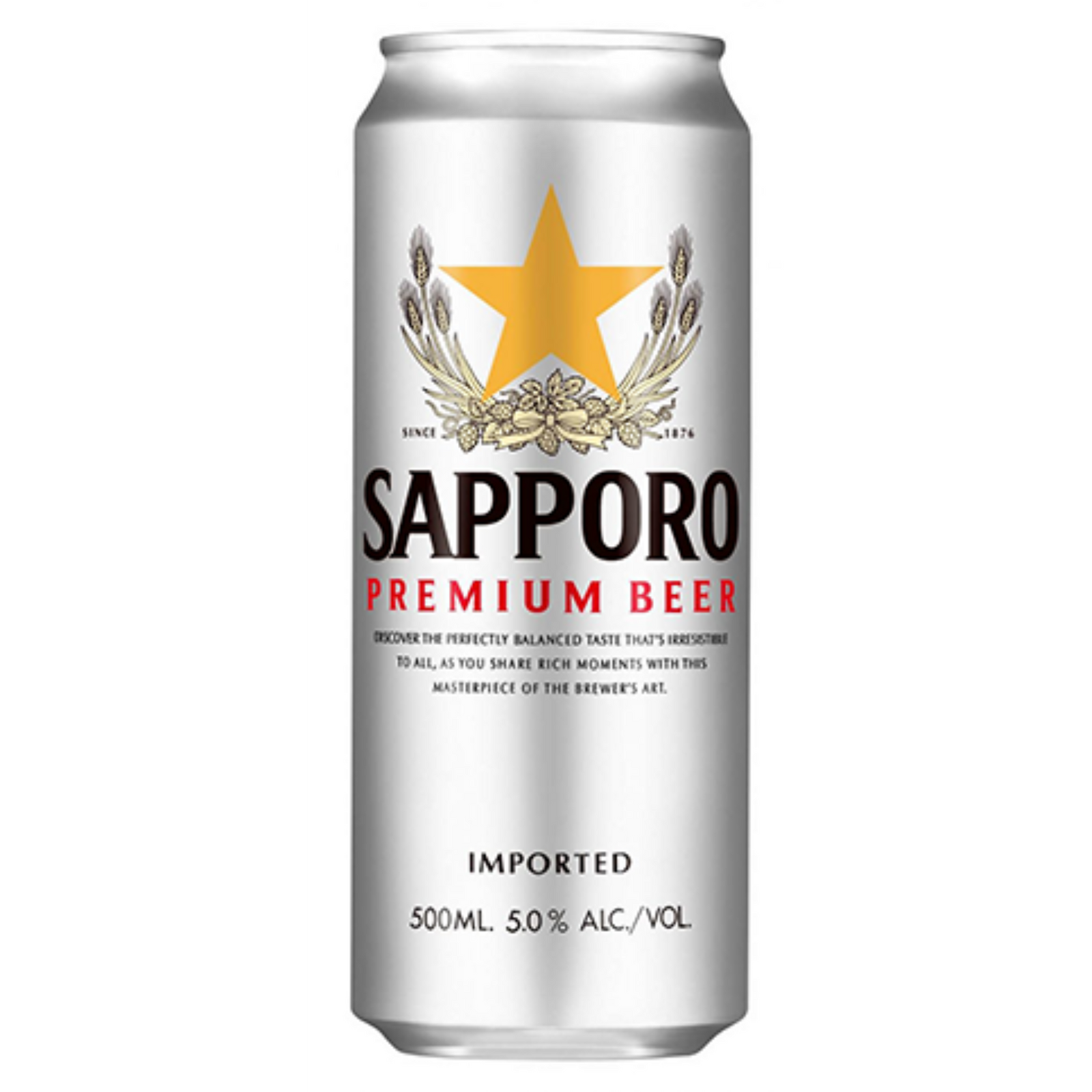 SAPPORO PREMIUM BEER CAN 500ML