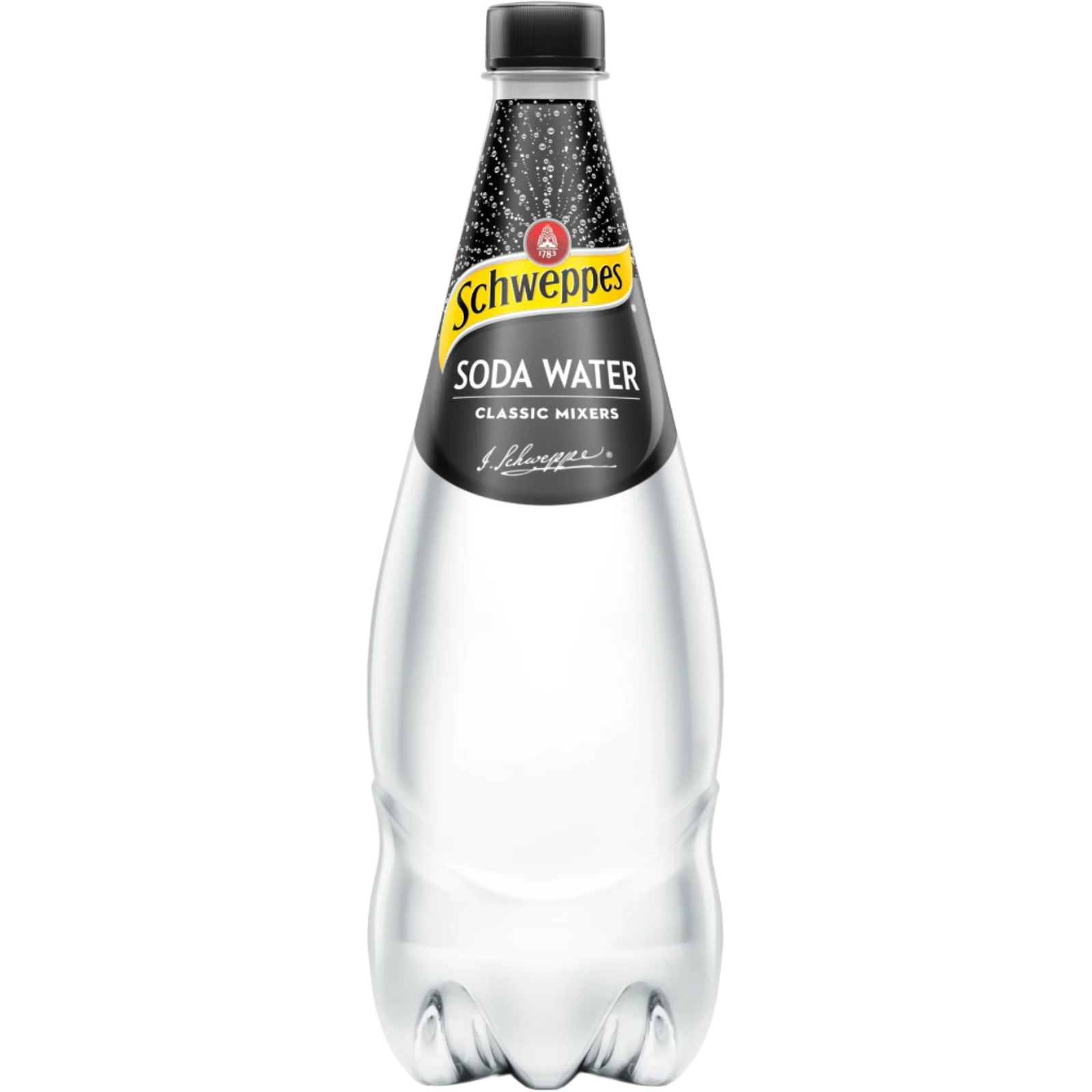 SCHWEPPES SODA WATER BOTTLE 1.1L