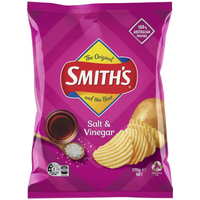 SMITHS CRINKLE SALT & VINEGAR CHIPS 170GM