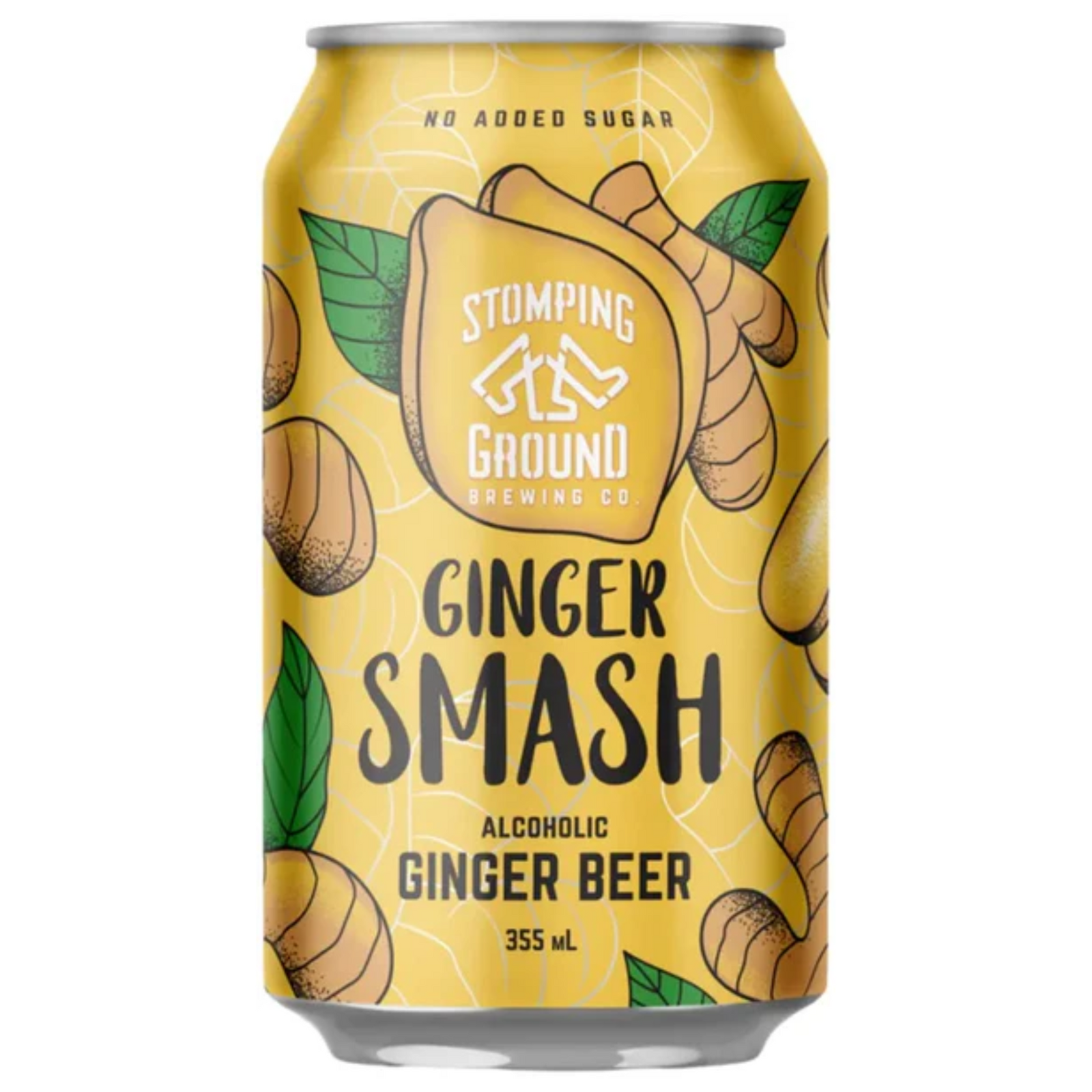 STOMPING GROUND GINGER SMASH ALCOHOLIC GINGER BEER CAN 355ML