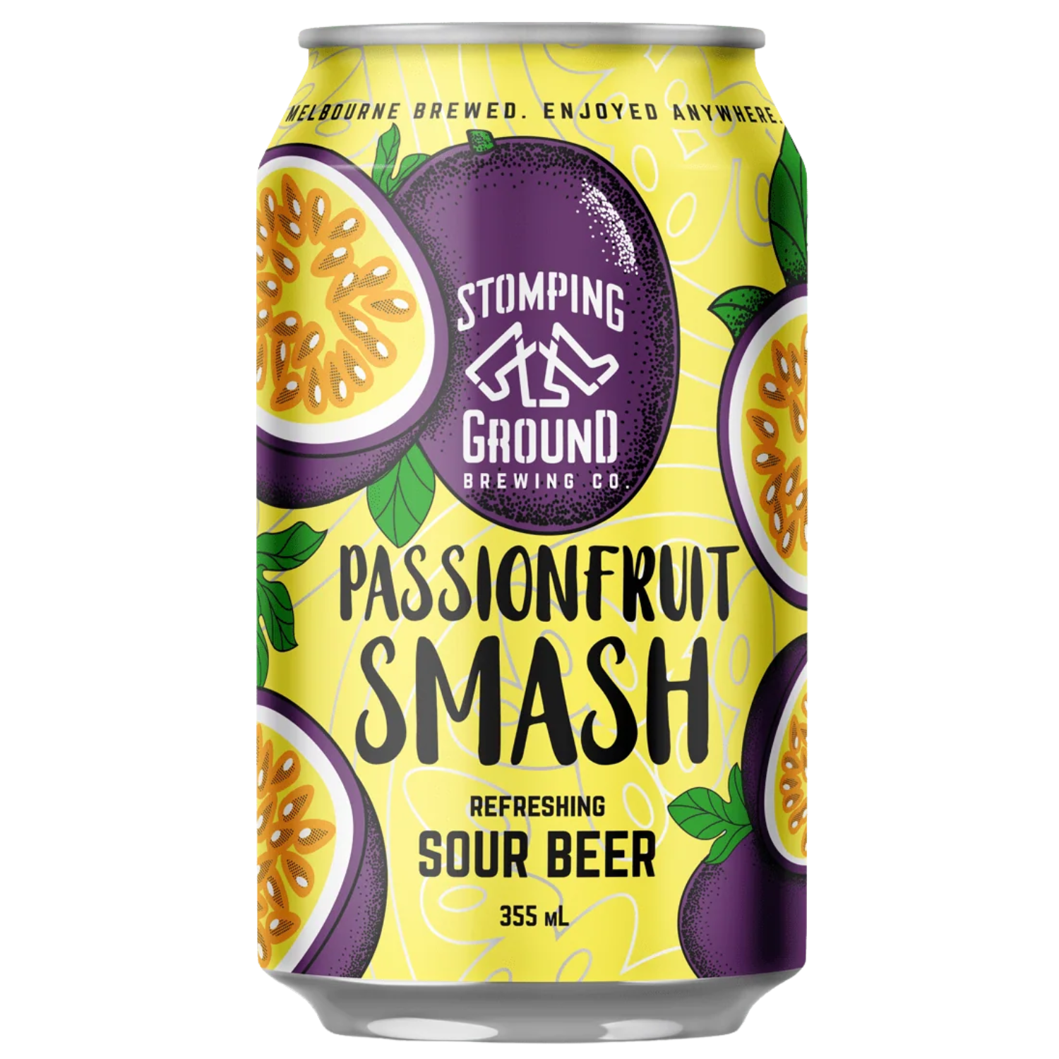 STOMPING GROUND PASSIONFRUIT SMASH SOUR BEER CAN 355ML