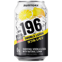 SUNTORY -196 DOUBLE LEMON CAN CAN 330ML