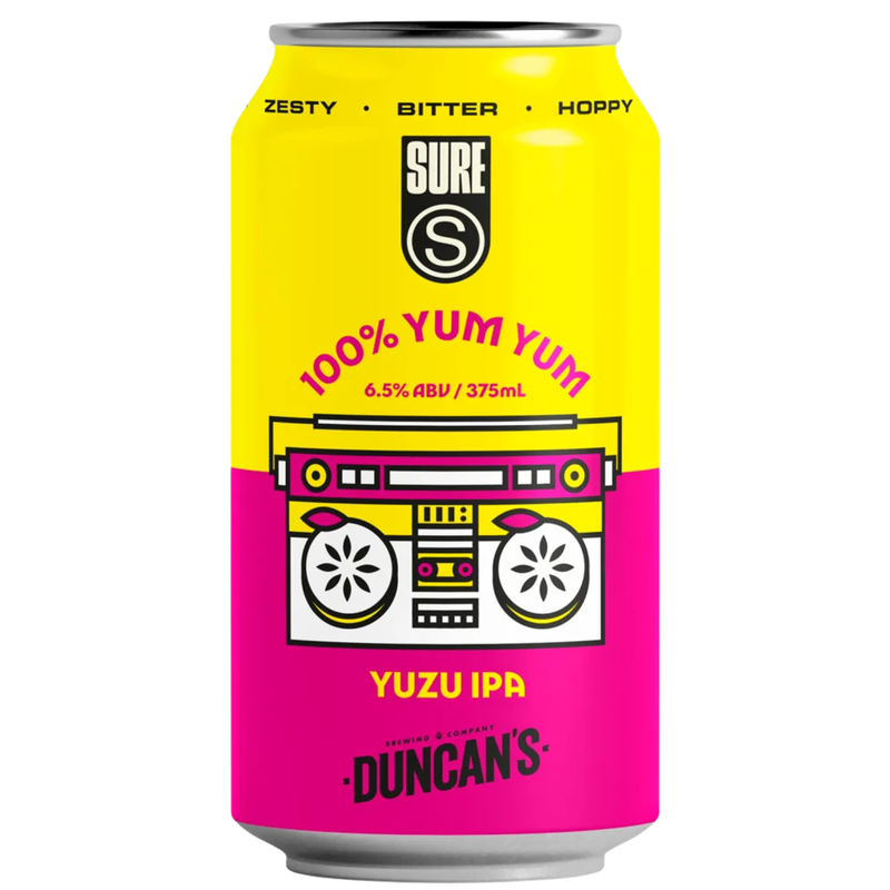 SURE 100% YUM YUM YUZU IPA CAN 375ML