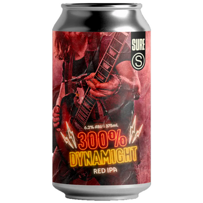 SURE 300% DYNAMIGHT RED IPA CAN 375ML