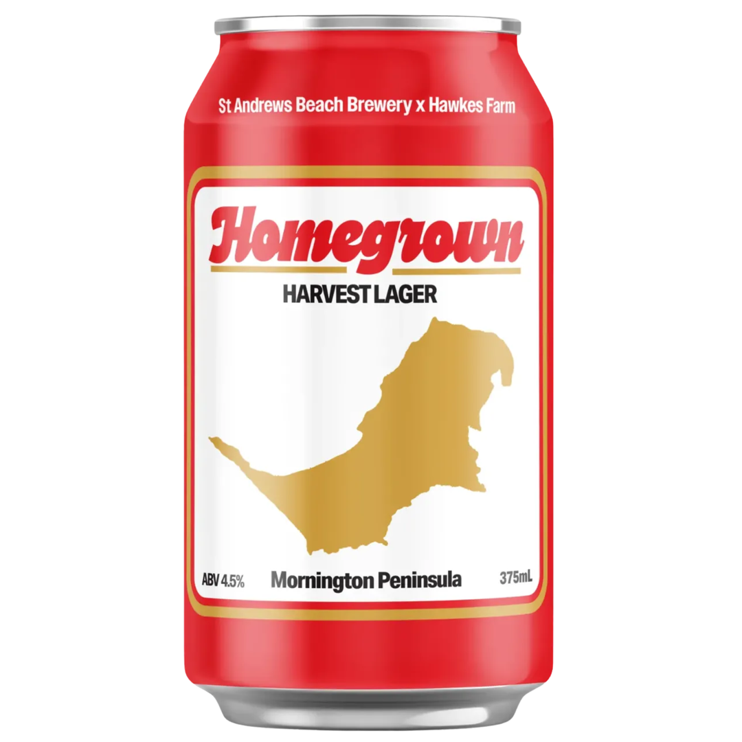 St Andrews Beach Brewery Homegrown Harvest Lager Can 375ml