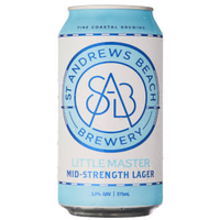 St Andrews Beach Brewery Little Master Mid-Strength Lager Can 375ml