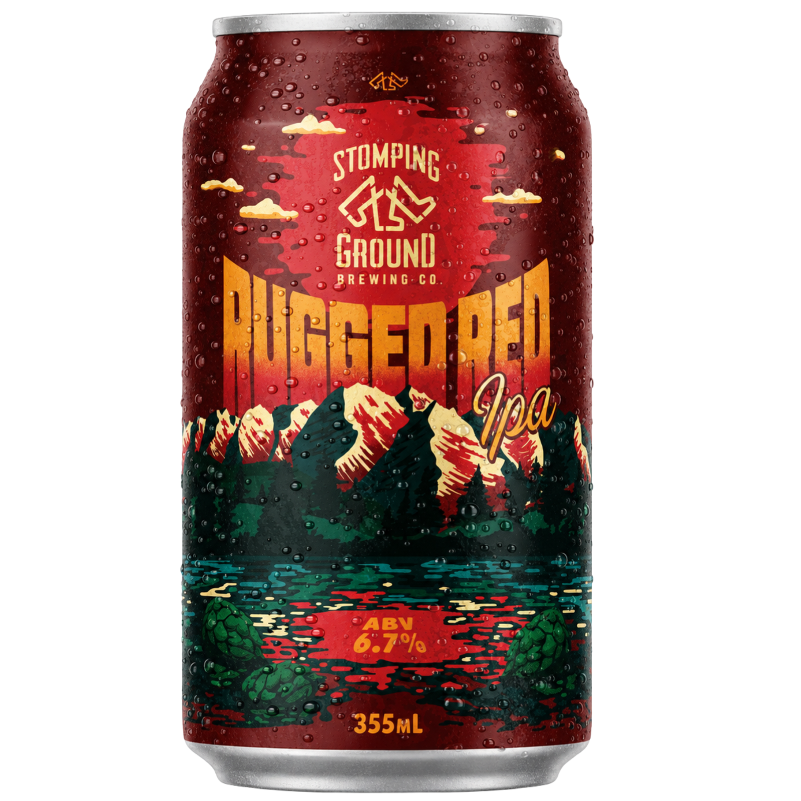 Stomping Ground Rugged Red IPA Can 355ml