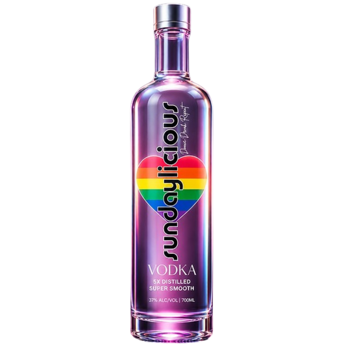 Sundaylicious Vodka 700ml bottle