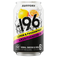 Suntory-196 Double Lemon & Passionfruit Can 330ml