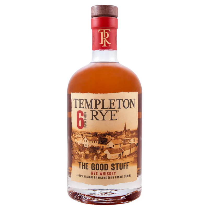 TEMPLETON 6 YEAR OLD STRAIGHT RYE WHISKEY 700ML