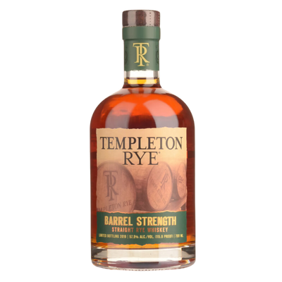 TEMPLETON BARREL STRENGH STRAIGHT RYE WHISKEY 700ML