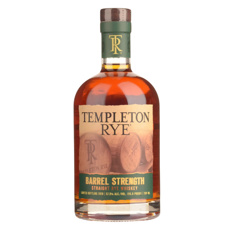 TEMPLETON BARREL STRENGH STRAIGHT RYE WHISKEY 700ML