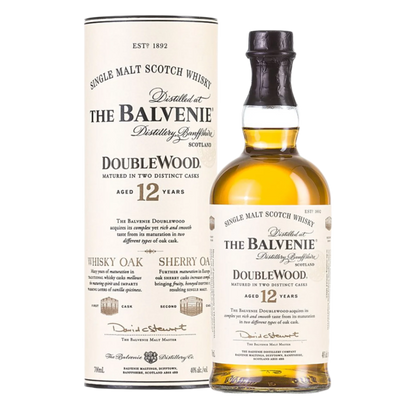 THE BALVENIE 12YO DOUBLEWOOD SINGLE MALT SCOTCH WHISKY 700ML