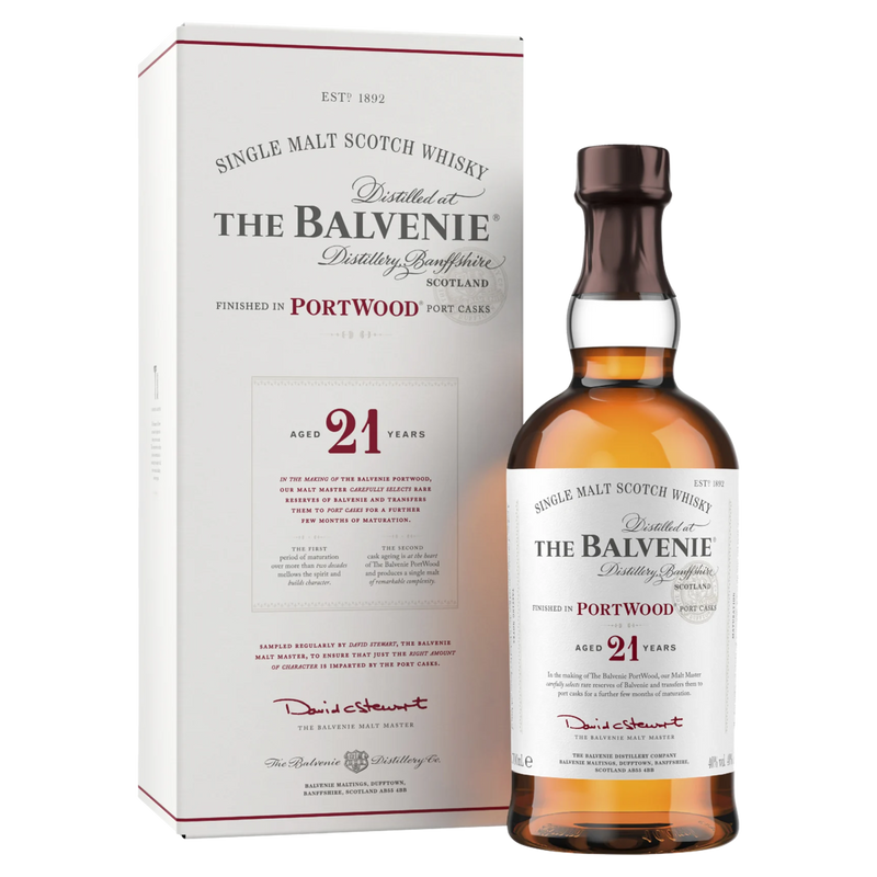 THE BALVENIE PORTWOOD 21YO SINGLE MALT SCOTCH WHISKY 700ML