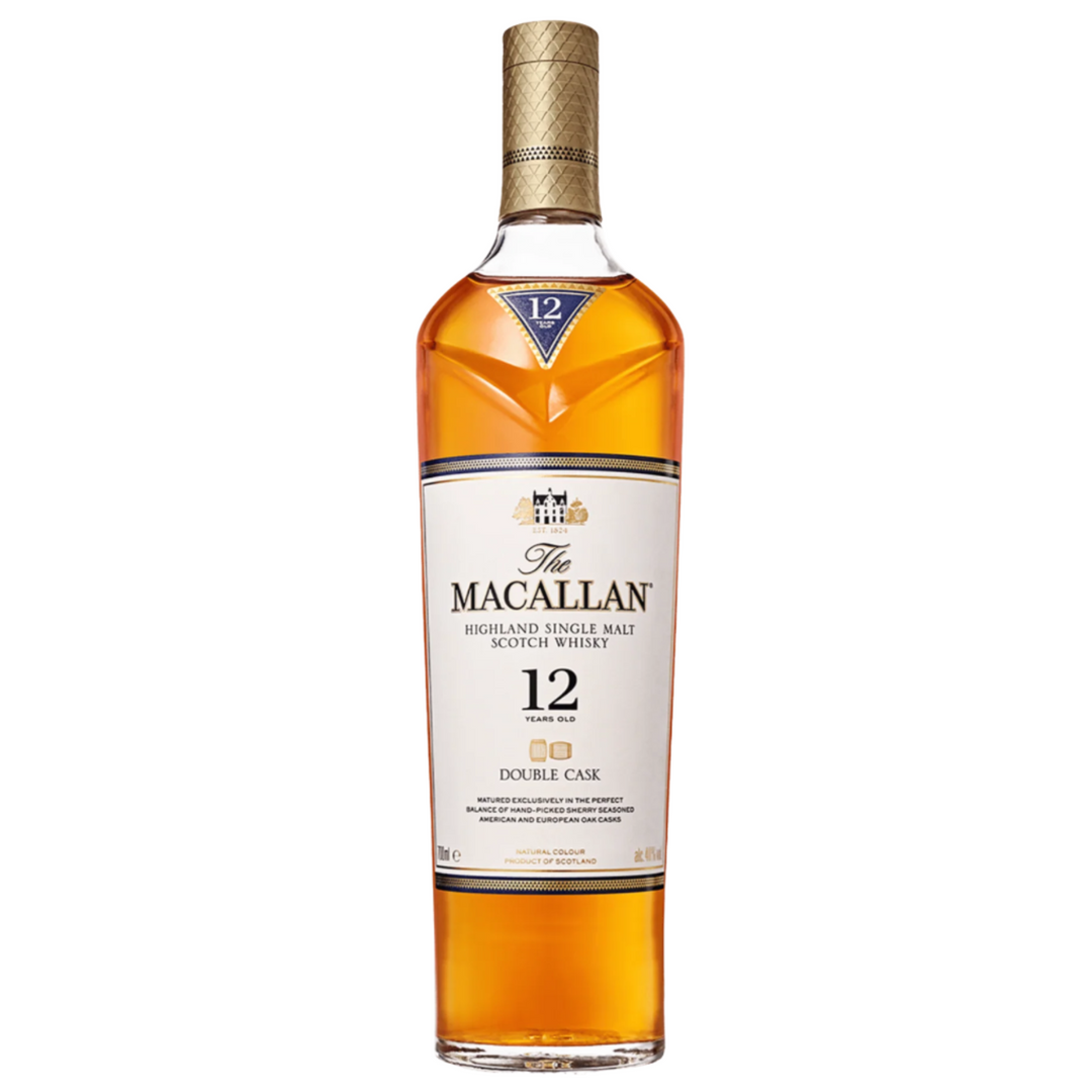THE MACALLAN 12YO DOUBLE CASK SINGLE MALT SCOTCH WHISKY 700ML