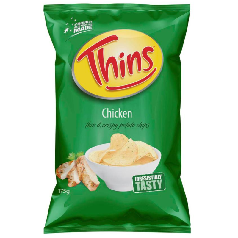 THINS CHICKEN CHIPS 175G