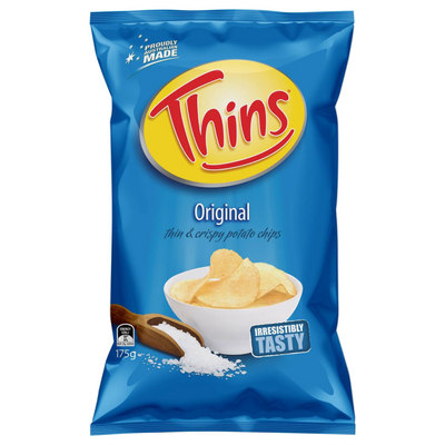 THINS ORIGINAL CHIPS 175G