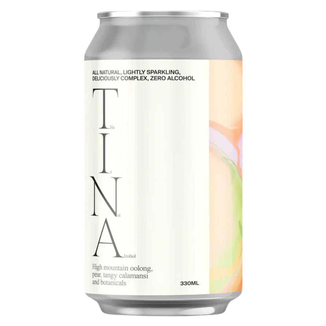 TINA DRINKS 1.0 SPARKLING OOLONG CALAMANSI LEMON MYRTLE NON-ALCOHOLIC CAN 330ML