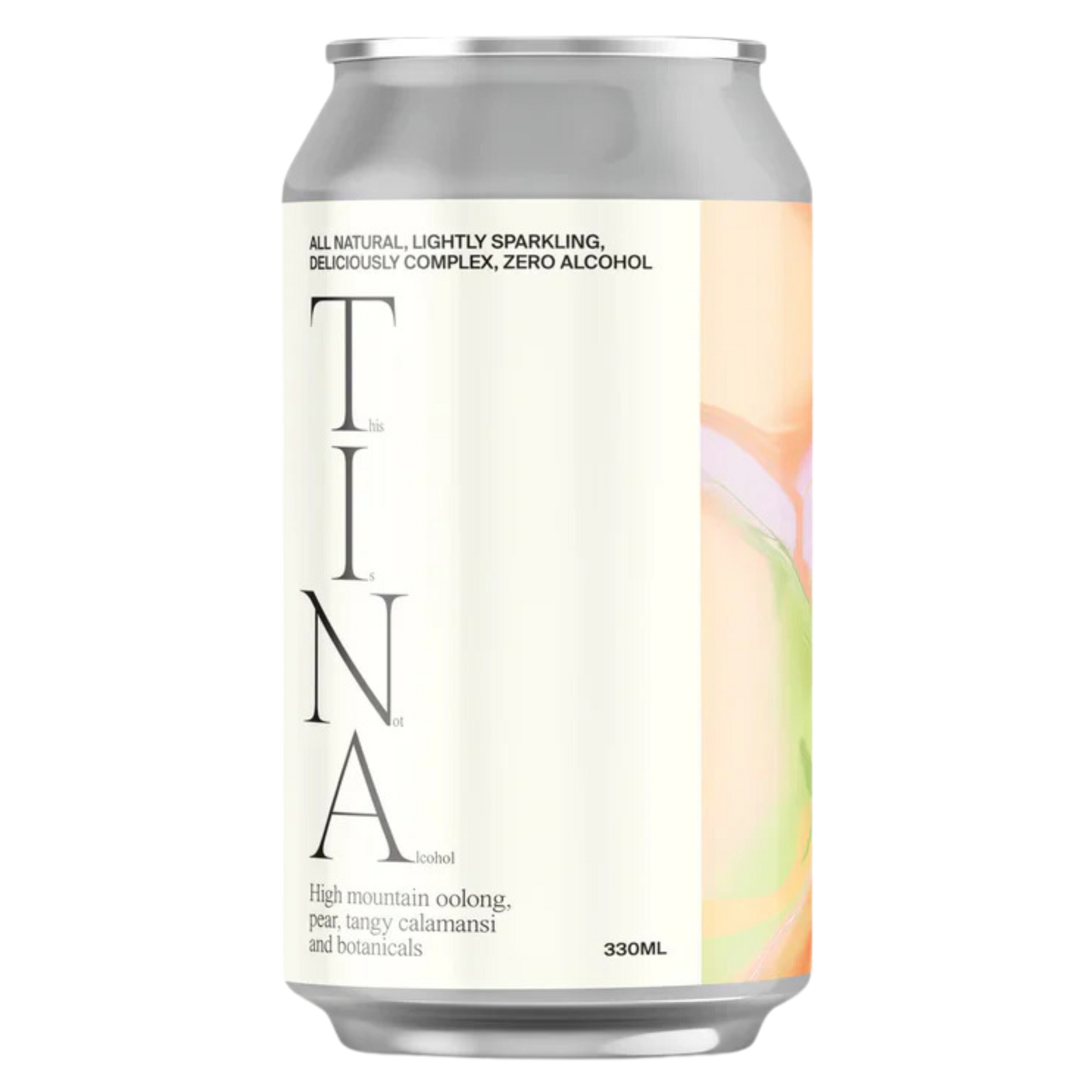 TINA DRINKS 1.0 SPARKLING OOLONG CALAMANSI LEMON MYRTLE NON-ALCOHOLIC CAN 330ML