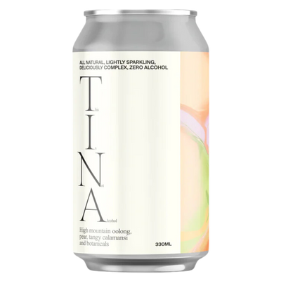 TINA DRINKS 1.0 SPARKLING OOLONG CALAMANSI LEMON MYRTLE NON-ALCOHOLIC CAN 330ML