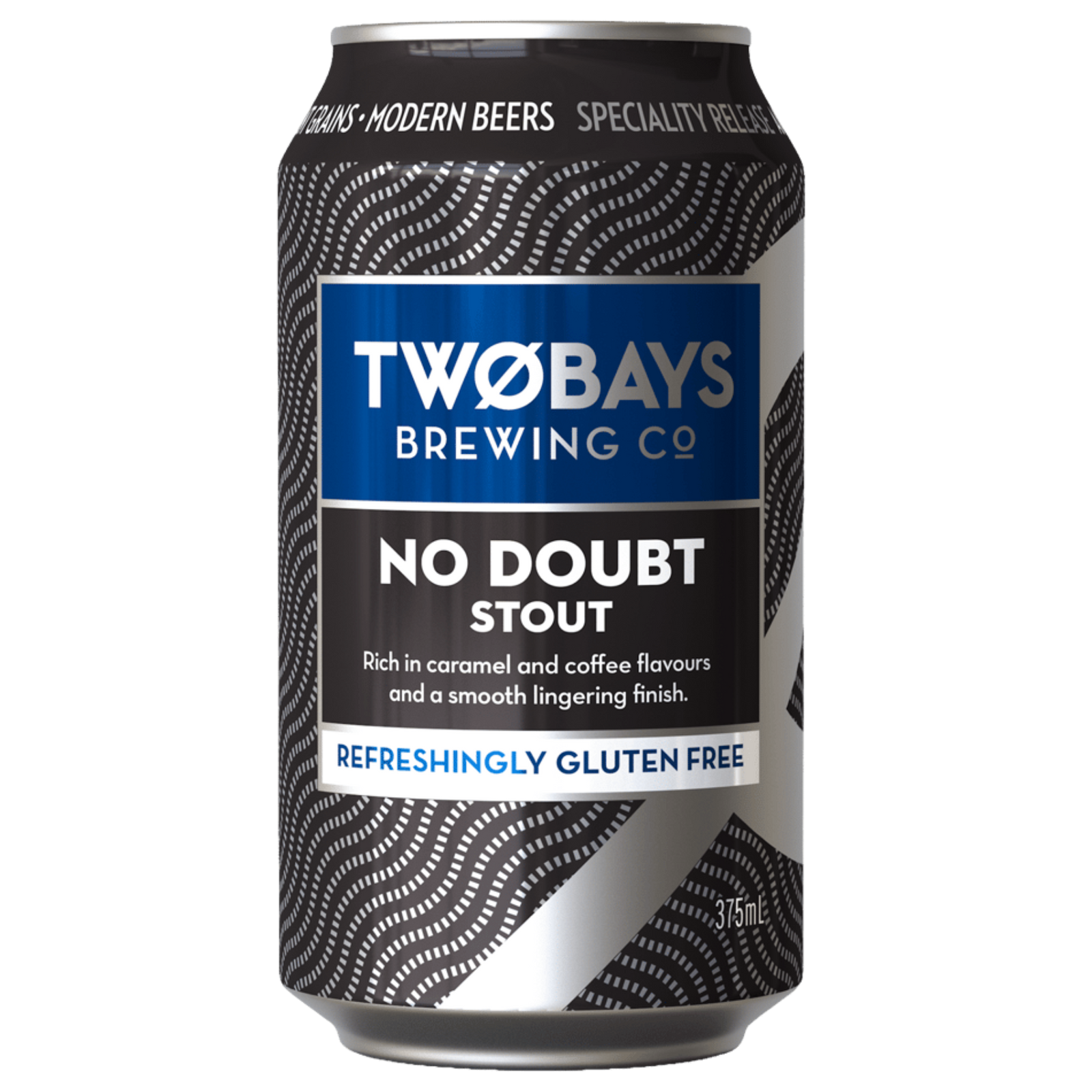 TWOBAYS NO DOUBT GLUTEN FREE STOUT CAN 375ML
