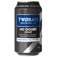 TWOBAYS NO DOUBT GLUTEN FREE STOUT CAN 375ML