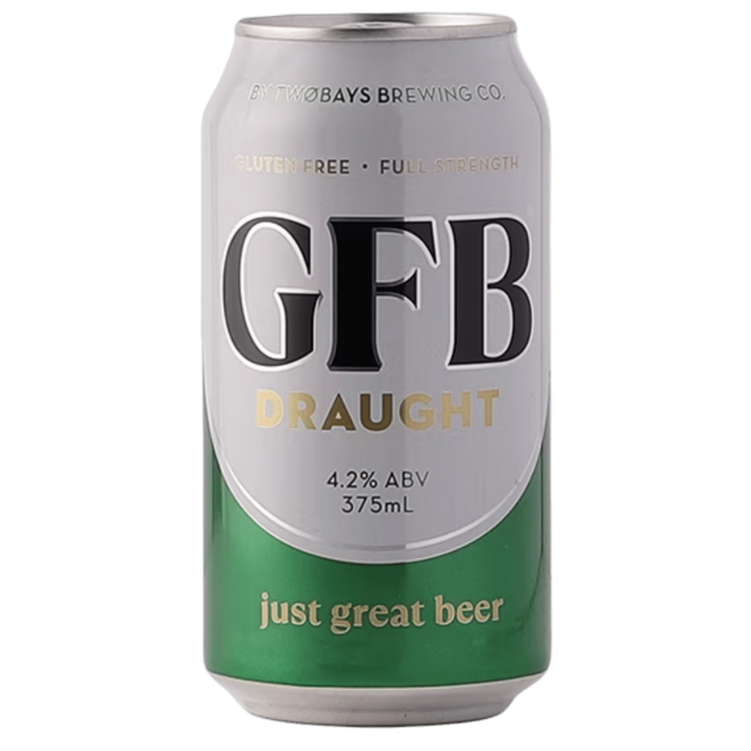 TWO BAYS BREWING CO. GFB DRAUGHT CAN 375ML