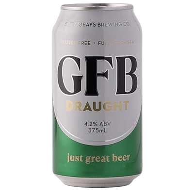 TWO BAYS BREWING CO. GFB DRAUGHT CAN 375ML