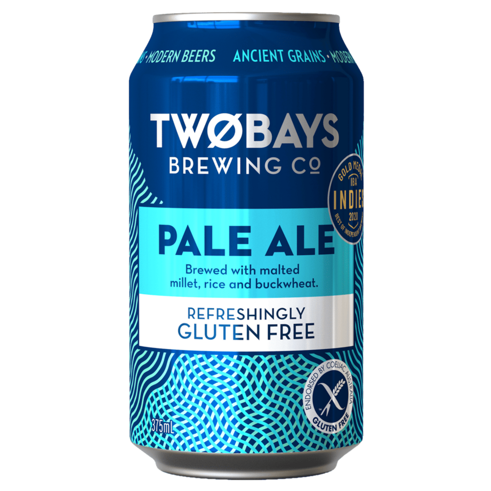 TWO BAYS BREWING CO. GLUTEN FREE PALE ALE CAN 375ML