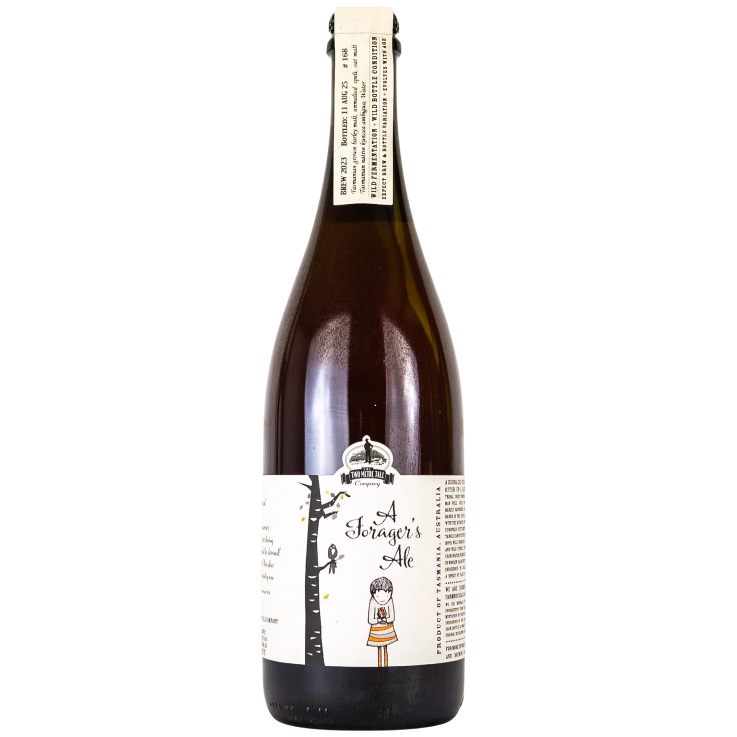 TWO METRE TALL A FORAGER'S ALE BOTTLE 750ML