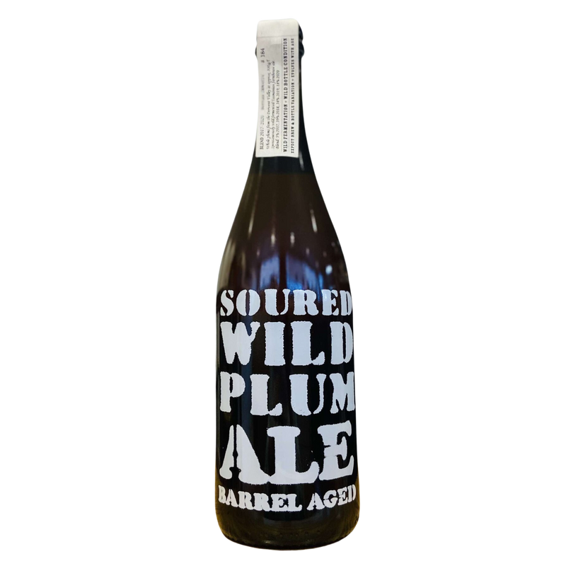 TWO METRE TALL BARREL AGED SOURED PLUM ALE BOTTLE 750ML