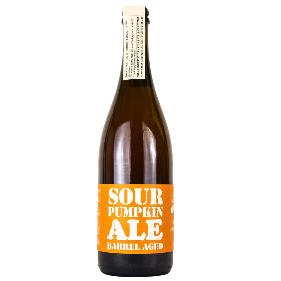 TWO METRE TALL SOUR PUMPKIN ALE BARREL AGED BOTTLE 750ML