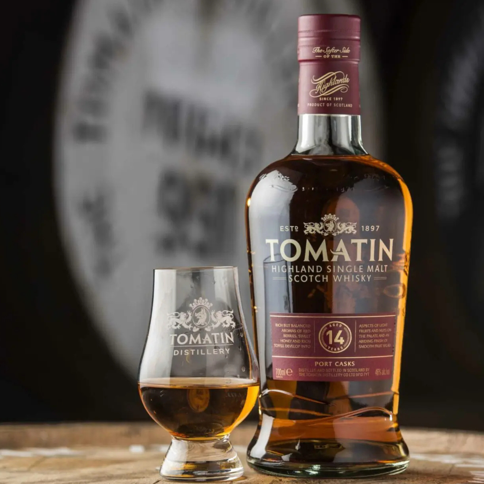Tomatin Port Cask 14 Year Old Single Malt Scotch Whisky 
