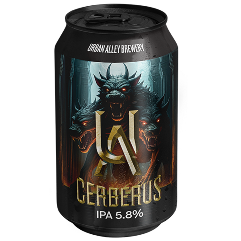 URBAN ALLEY CERBERUS IPA CAN 375ML