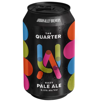 URBAN ALLEY THE QUARTER HAZY PALE ALE CAN 375ML