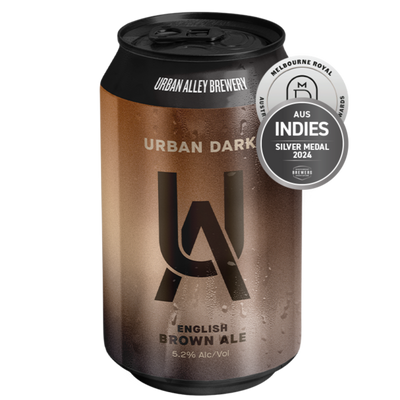 URBAN ALLEY URBAN DARK ENGLISH BROWN ALE CAN 375ML