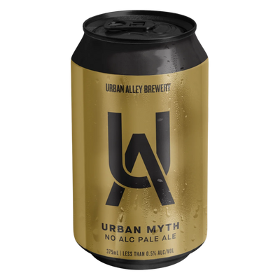 URBAN ALLEY URBAN MYTH NON-ALCOHOLIC PALE ALE CAN 375ML