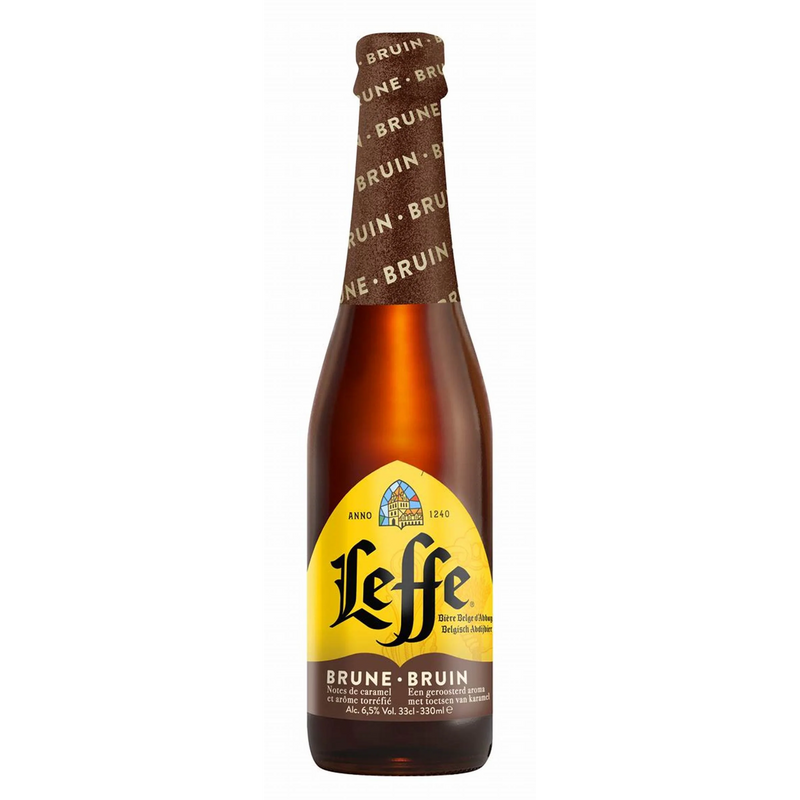 LEFFE BRUNE BOTTLE 330ML