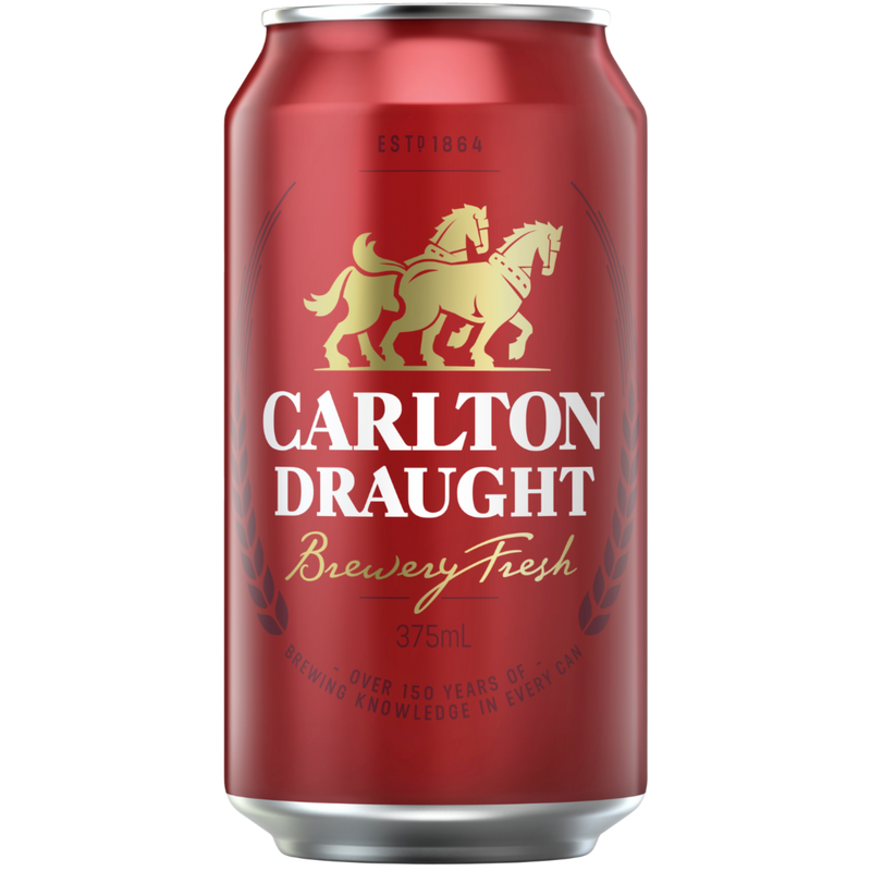 CARLTON DRAUGHT CAN 375ML