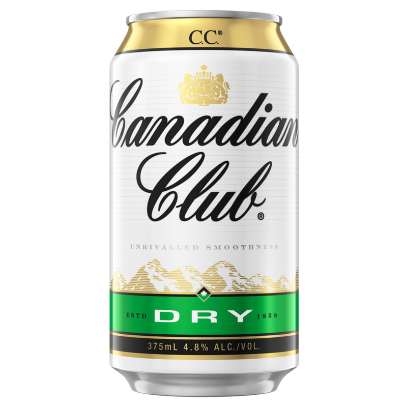 CANADIAN CLUB & DRY CAN 375ML