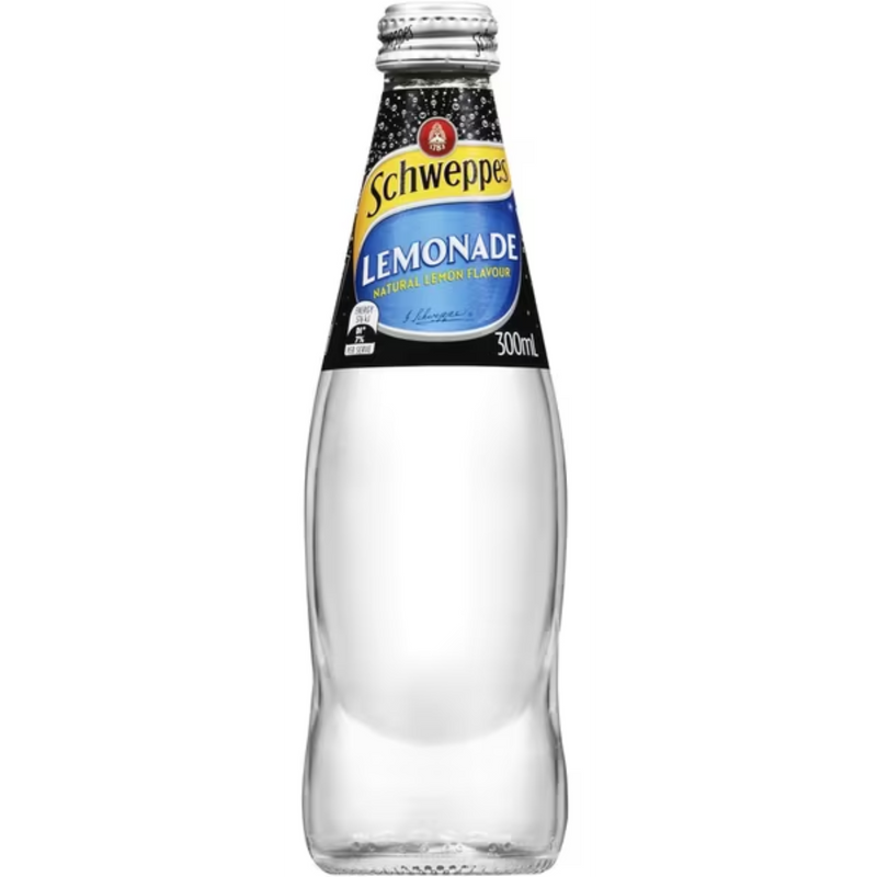 SCHWEPPES LEMONADE BOTTLE 300ML