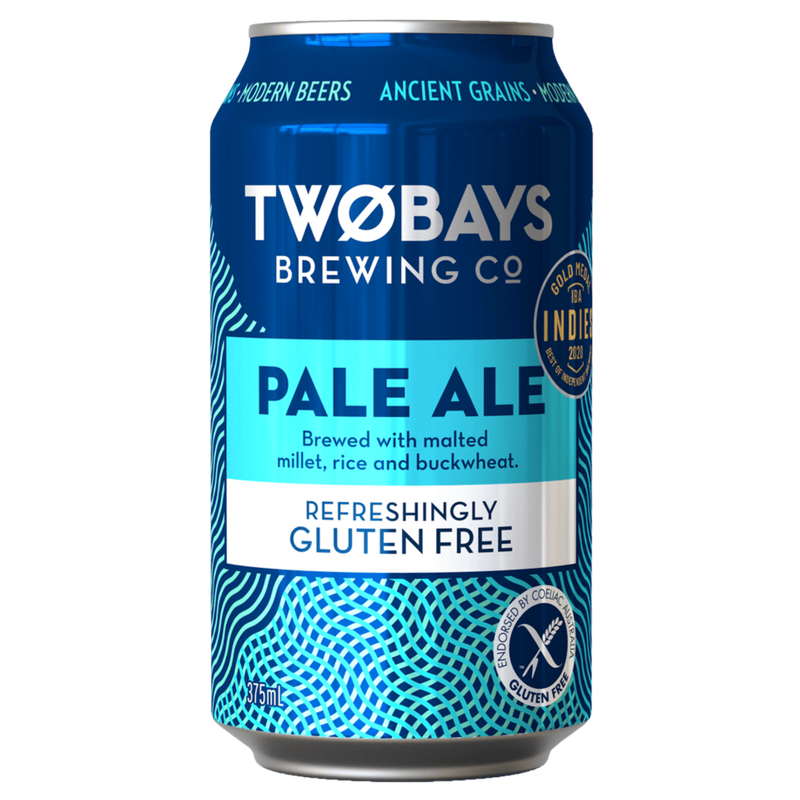 TWOBAYS PALE ALE GLUTEN FREE CAN 375ML