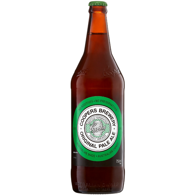 COOPERS ORIGINAL PALE ALE BOTTLE 750ML