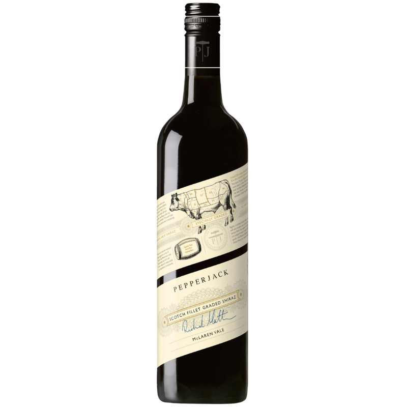 PEPPERJACK GRADED MCLAREN VALE SHIRAZ 750ML