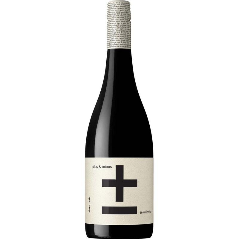 PLUS & MINUS ZERO ALCOHOL PINOT NOIR 750ML